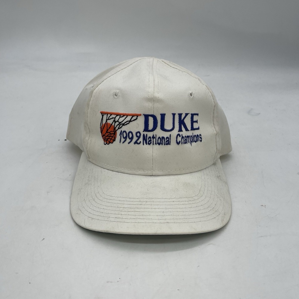 Vintage Duke University Hat Basketball 1992 National Champions The Game Snapback